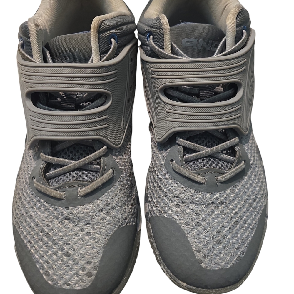 Nike Gray Mesh High-Top Sneakers